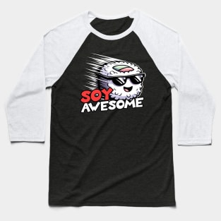 Soy Awesome Maki Sushi Roll Baseball T-Shirt